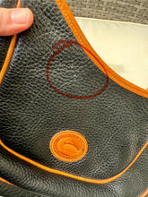 Load image into Gallery viewer, Vintage Dooney & Bourke Purse, Black/Tan Leather Handbag
