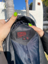 Load image into Gallery viewer, Vintage Long Leather Trench Coat