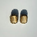 Vintage Pearly Gold Tone Earrings | Clip On Earrings