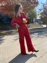 Load image into Gallery viewer, Vintage 70s Two Piece Flared Suit
