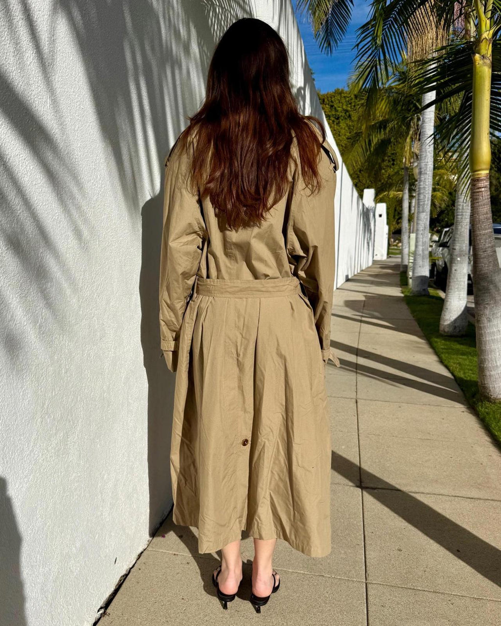 Vintage Mens London Fog Trench | Tan Oversized Coat | Size 44R
