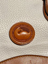 Load image into Gallery viewer, Vintage 90s Dooney &amp; Bourke White/Tan Leather Purse
