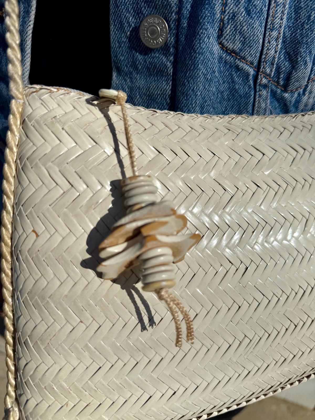 Vintage Saks Fifth Avenue Woven Straw Purse
