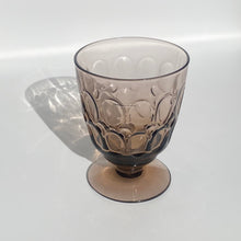 Load image into Gallery viewer, Set of 4 vintage smoke colored drinking glasses
