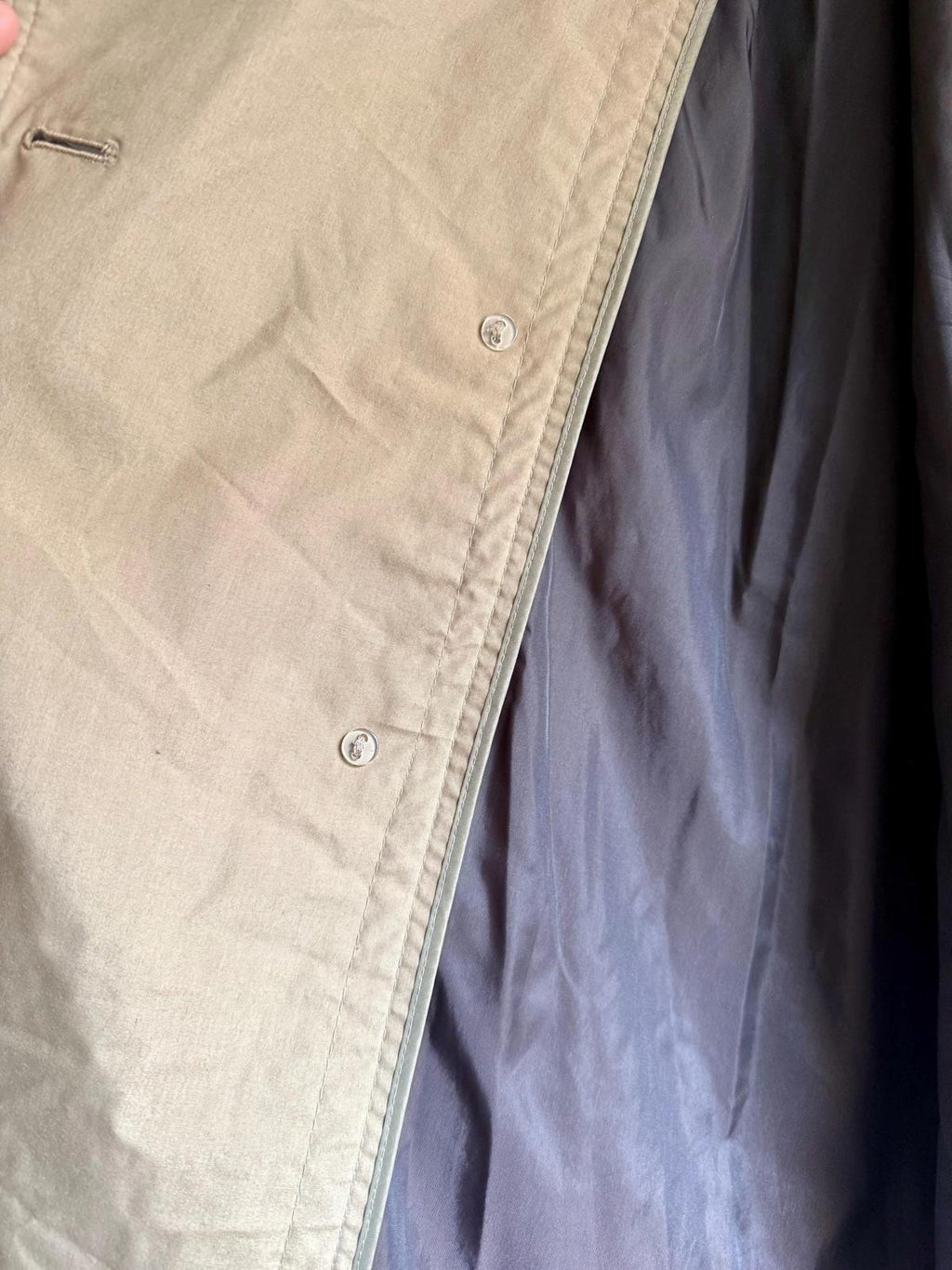 Vintage Mens London Fog Trench | Tan Oversized Coat | Size 44R