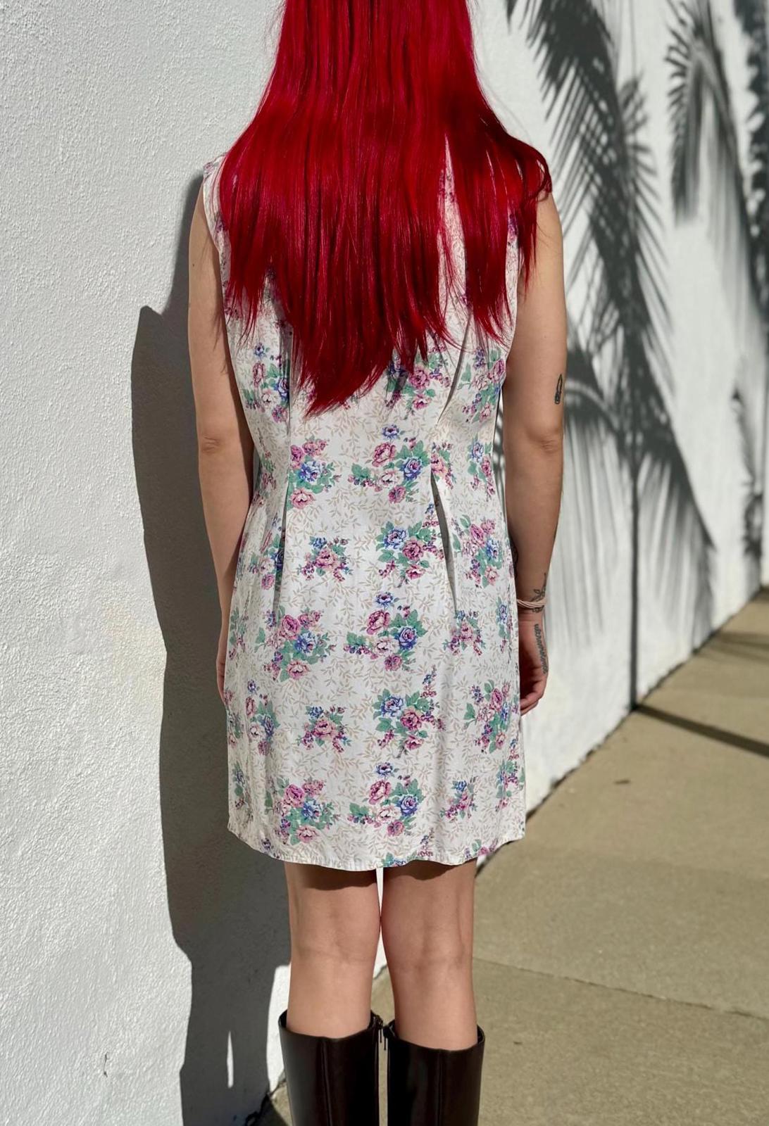 VTG Floral Print Dress