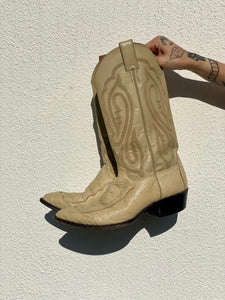 Vintage Mens Justin Cowboy Boots, Size 10