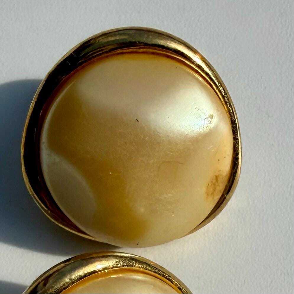Vintage Pearly AVON Earrings | Clip On Earrings