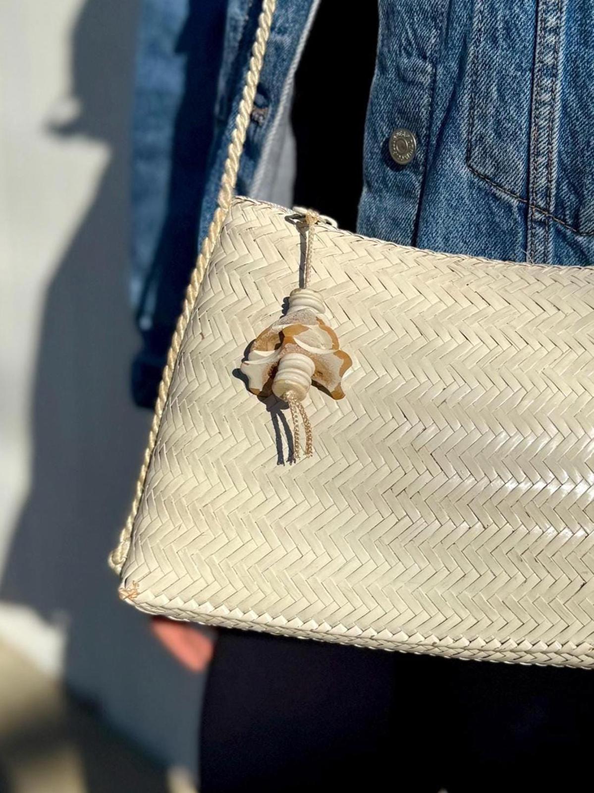 Vintage Saks Fifth Avenue Woven Straw Purse