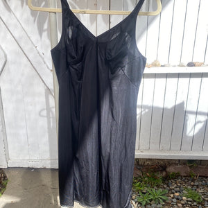 Black sheer slip