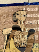 Load image into Gallery viewer, VTG Picasso Scarf Vintage 1980s/1990s Picasso Head Scarf
