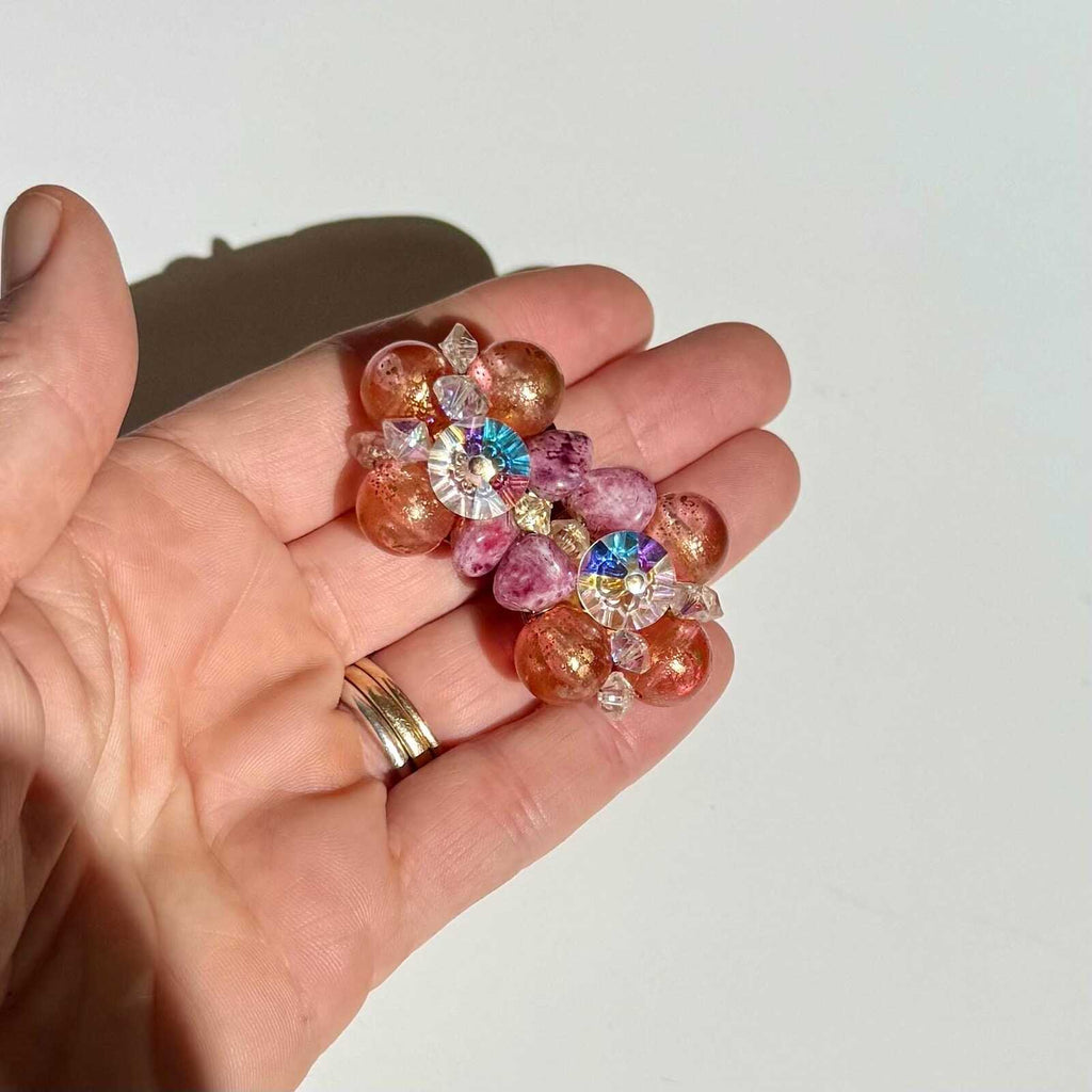 Vintage Mid-Century Chunky Earrings
