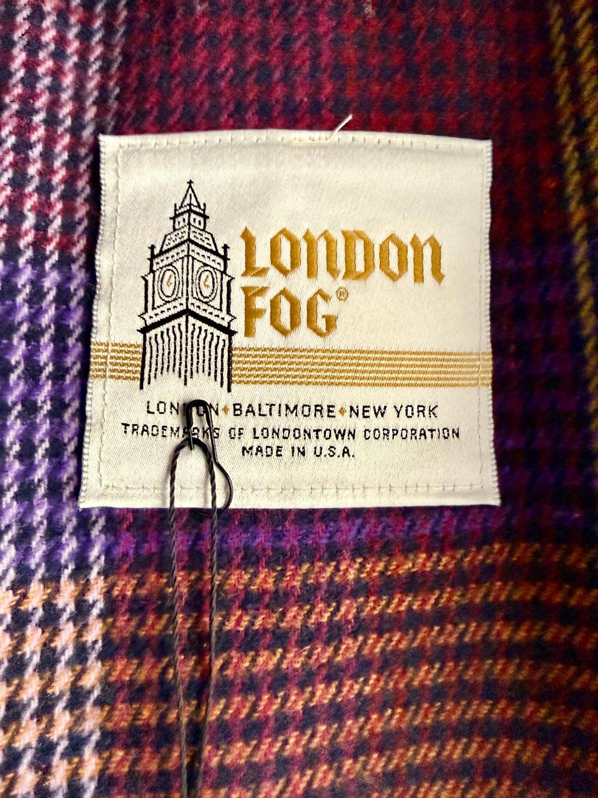 Vintage London Fog Trench | Blue Gray USA Made | Size 16P
