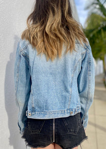 Vintage Denim Trucker Jacket