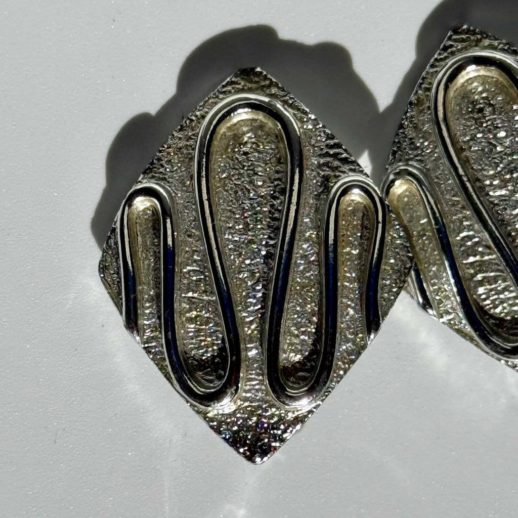 Vintage Silver Tone Sarah Coventry MCM Earrings