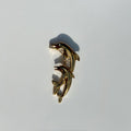 Gold Tone Dolphin Brooch