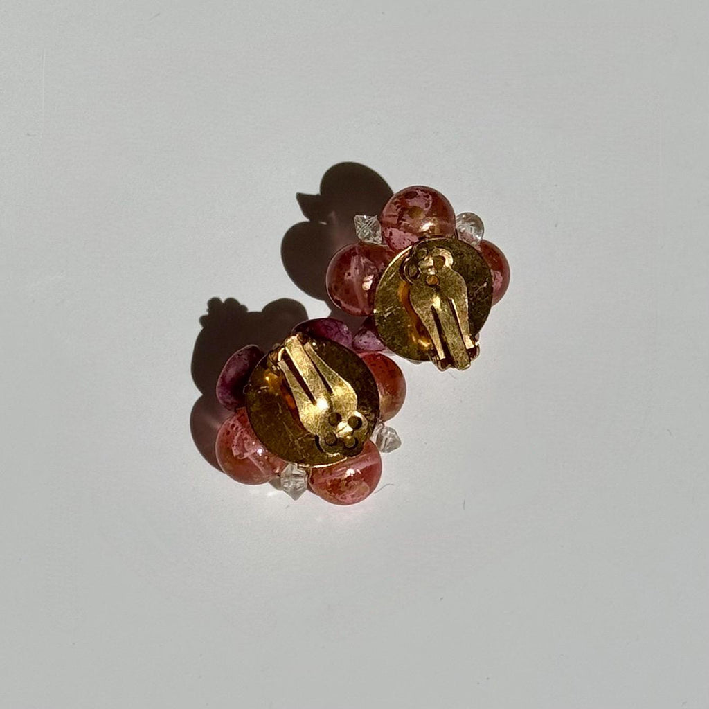 Vintage Mid-Century Chunky Earrings