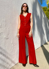 Load image into Gallery viewer, Vintage 70s Two Piece Flared Suit
