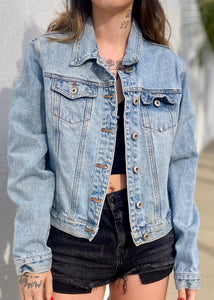 Vintage Denim Trucker Jacket