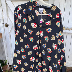 printed blouse