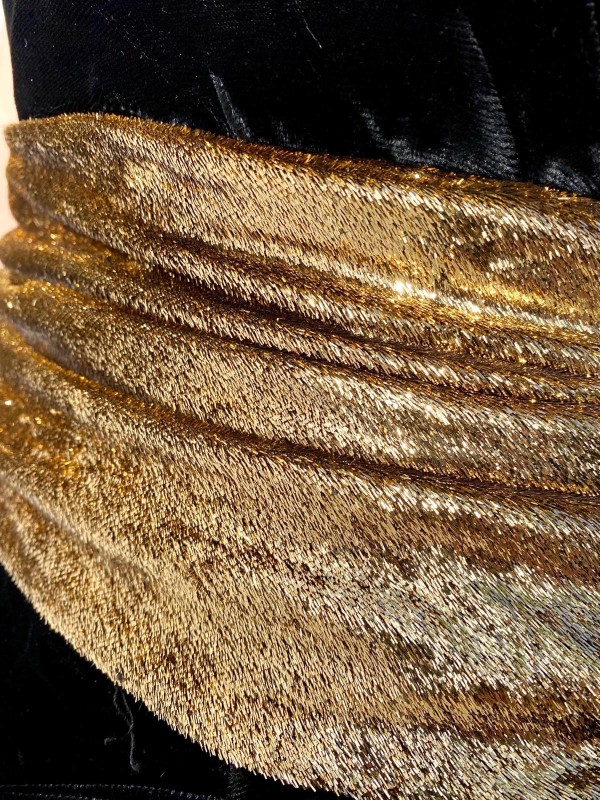 VTG 90s Black Velvet Party Dress