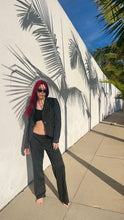 Load image into Gallery viewer, Vintage Y2K Women&#39;s Two Piece Striped Suit
