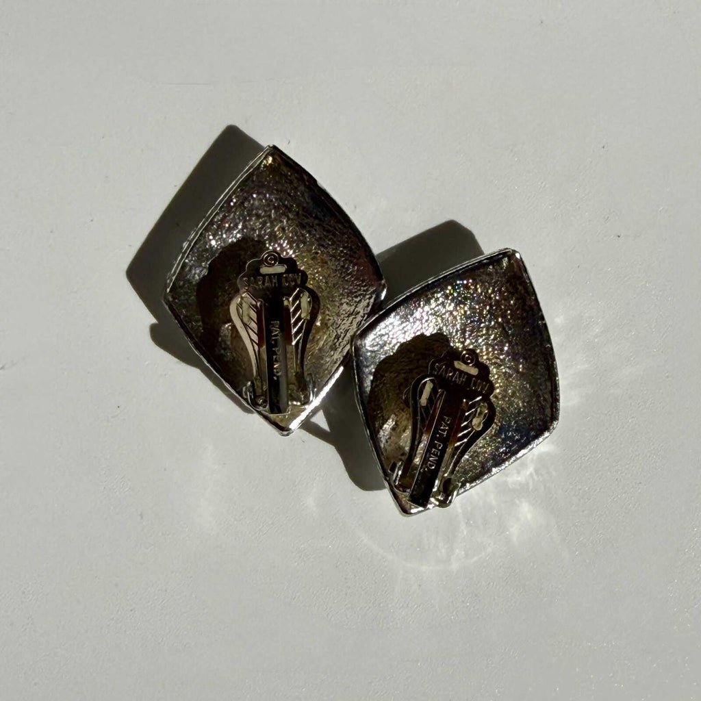 Vintage Silver Tone Sarah Coventry MCM Earrings