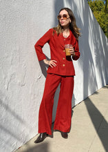 Load image into Gallery viewer, Vintage 70s Two Piece Flared Suit
