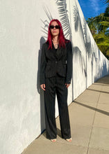 Load image into Gallery viewer, Vintage Y2K Women&#39;s Two Piece Striped Suit
