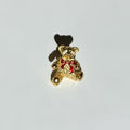 Vintage Gold Teddy Bear Pin | Gold Tone Brooch