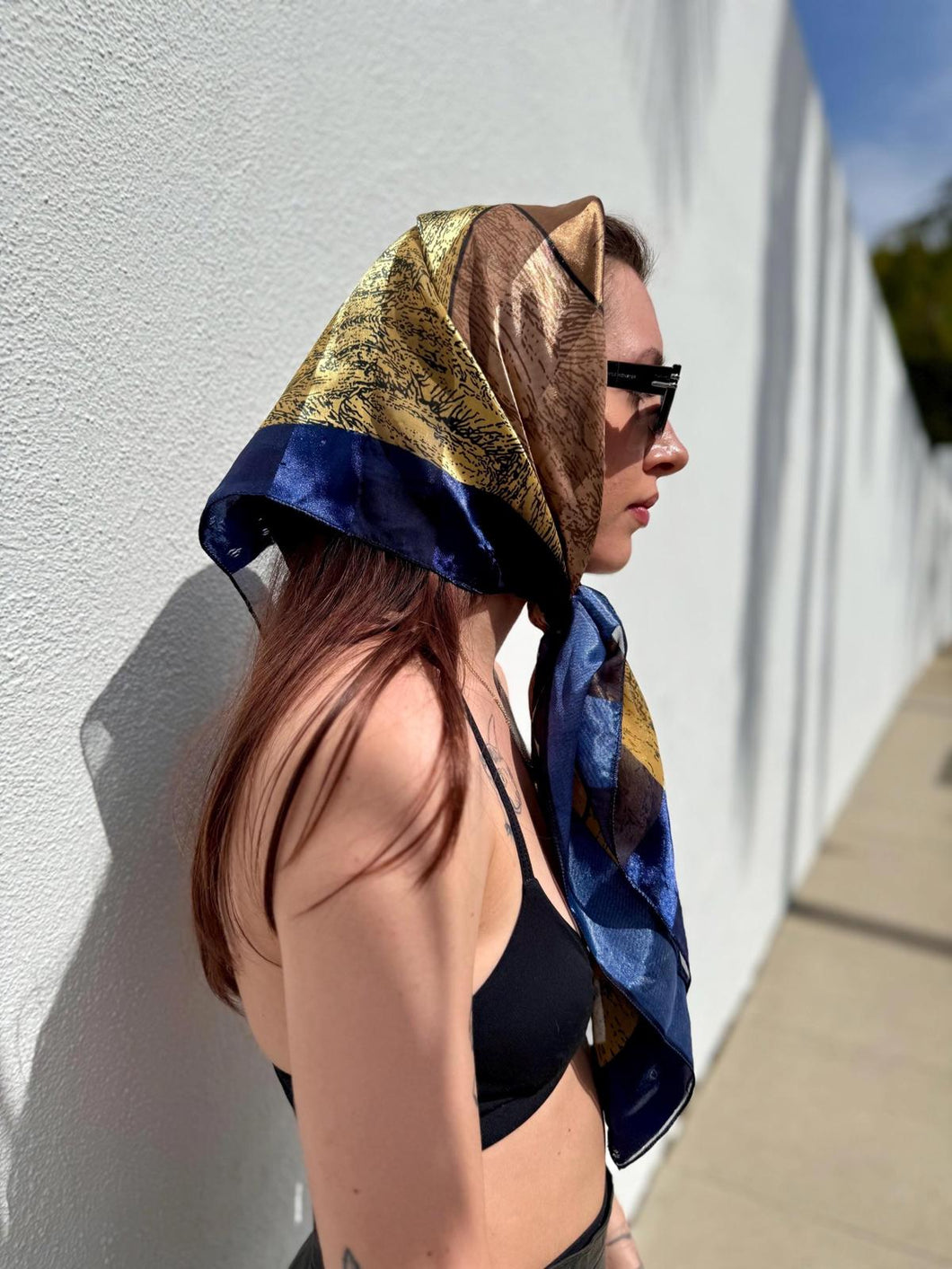 VTG Picasso Scarf Vintage 1980s/1990s Picasso Head Scarf