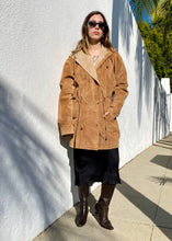 Load image into Gallery viewer, Vintage 90s Brown Suede Leather Parka
