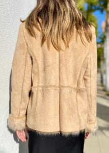 Vintage Y2K Faux Fur Coat