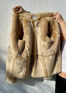 Vintage Y2K Faux Fur Coat