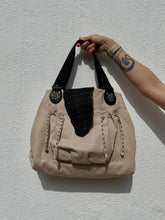 Load image into Gallery viewer, VTG Y2K Southwestern Oversized Leather Purse CARLOS FALCHI Bag Western Details
