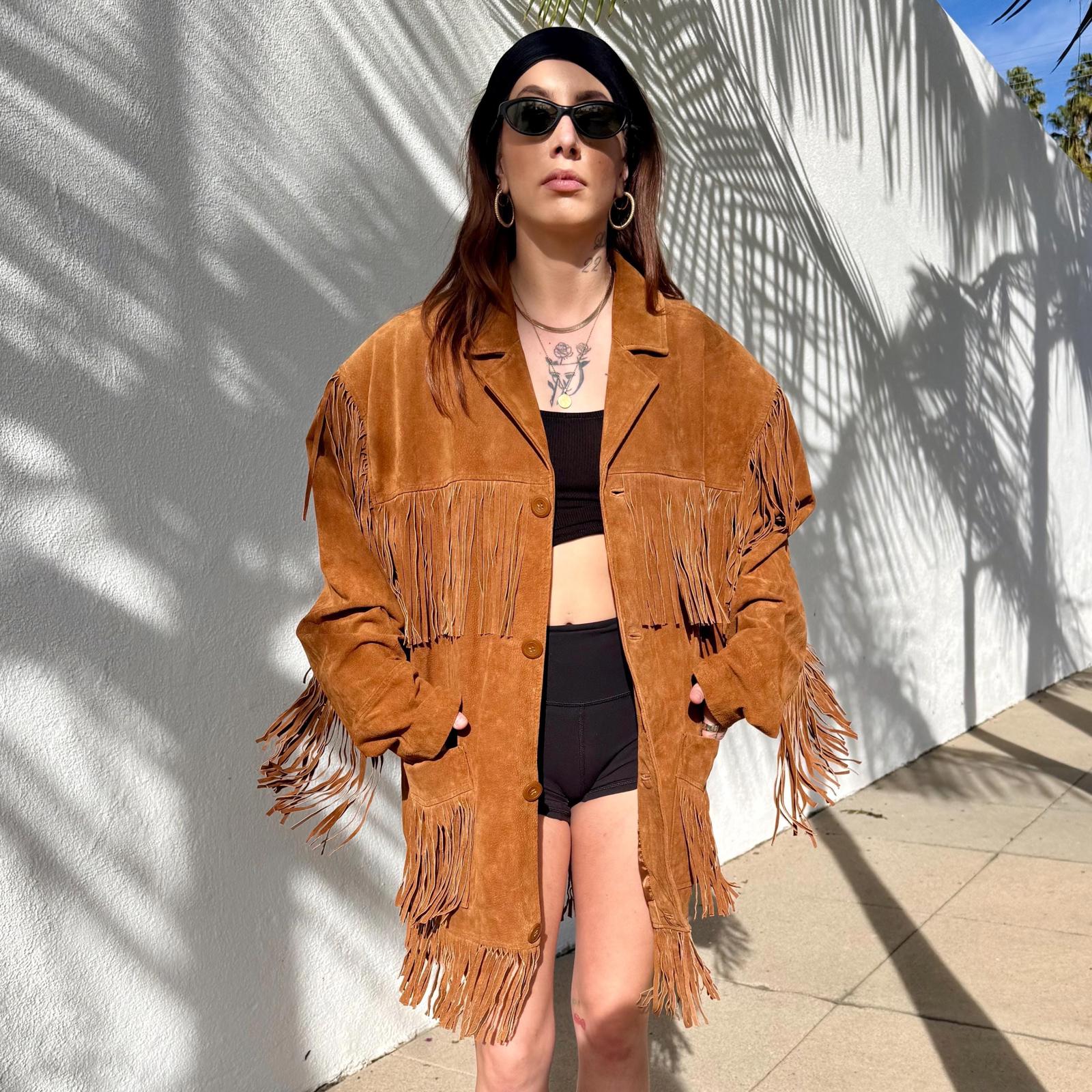 VTG Western Fringe Jacket