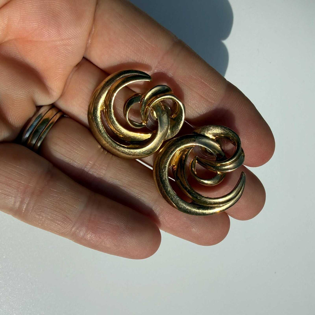 Vintage Gold Tone AVON Earrings | Post Back Earrings