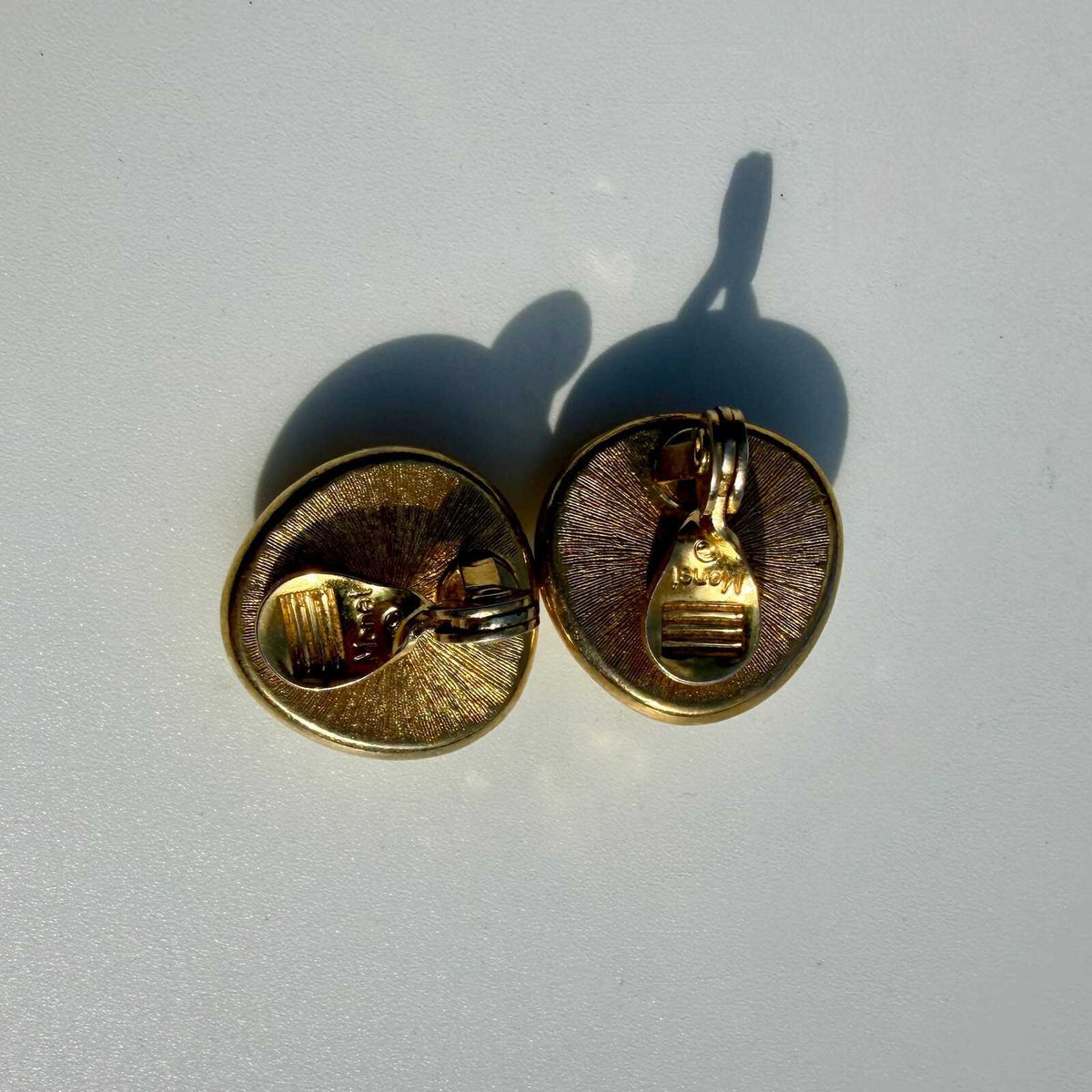 Vintage Pearly AVON Earrings | Clip On Earrings