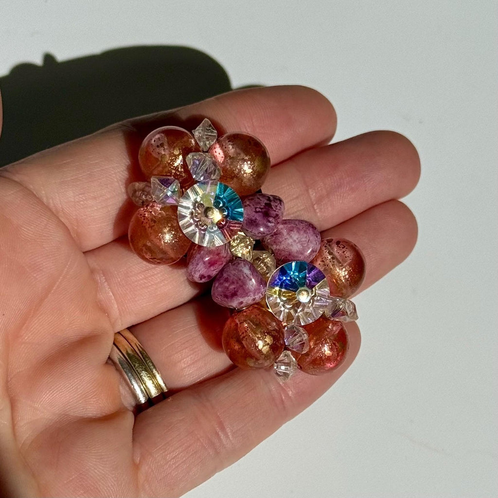 Vintage Mid-Century Chunky Earrings