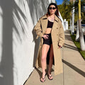 Vintage Mens London Fog Trench | Tan Oversized Coat | Size 44R