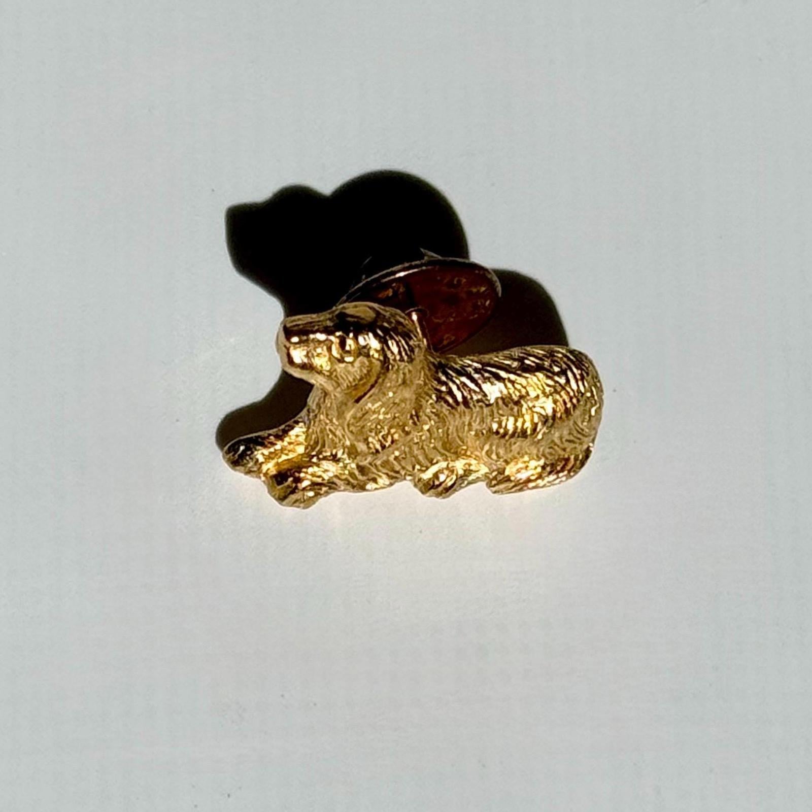 Vintage 1984 Avon Cocker Spaniel Pin |  My Favorite Pet Dog Brooch Tie Pin