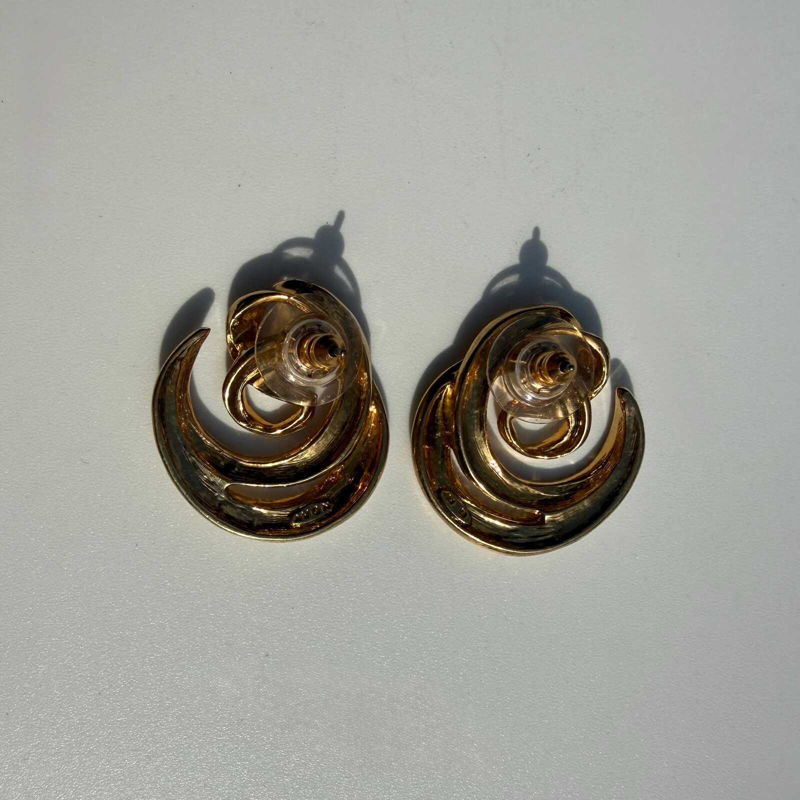 Vintage Gold Tone AVON Earrings | Post Back Earrings