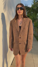 Load and play video in Gallery viewer, Vintage Grandpa Wool Blazer
