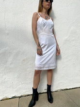 Load image into Gallery viewer, Vintage White Lace Slip (XS)
